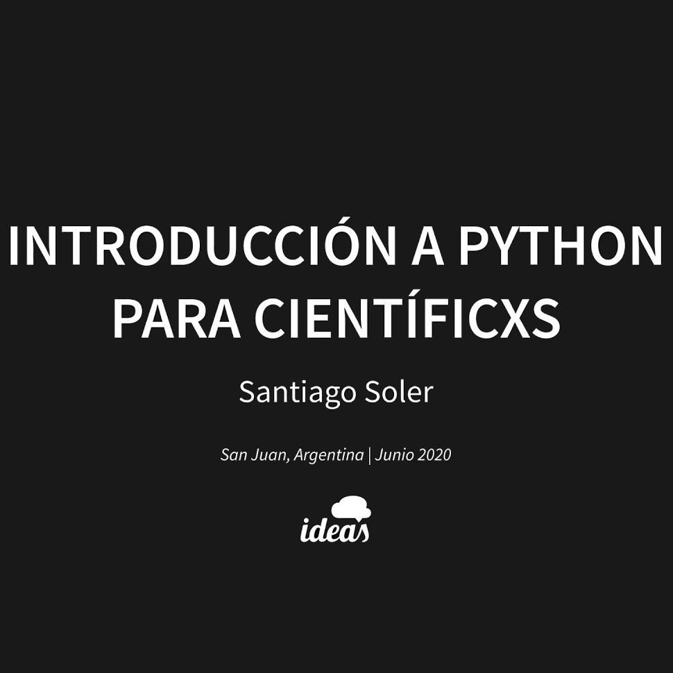 Introducción a Python para Científicxs