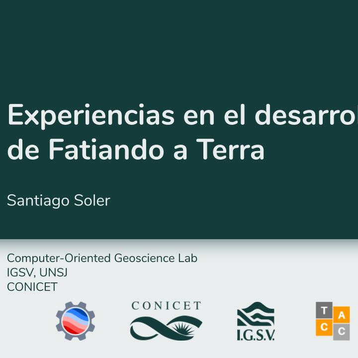 Experiencias en el desarrollo de Fatiando a Terra